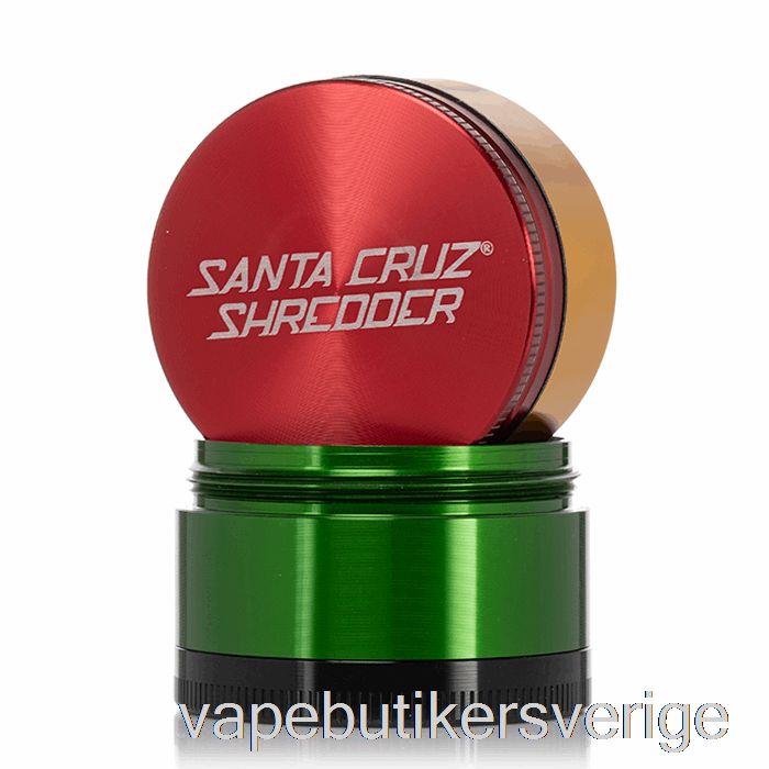 Vape Sverige Santa Cruz Shredder 2,2 Tum Medium 4-delad Kvarn Rasta (53mm)